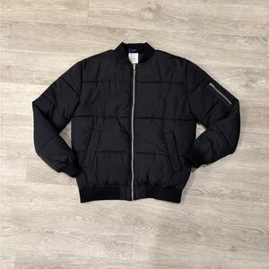 H&M Black Quilted Puffer Jacket